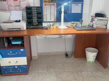 Cameretta anni 2000 color panna e blu