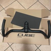 Manubrio Cube Corsa Litering Air Pipa 10 cm