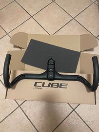 Manubrio Cube Corsa Litering Air Pipa 10 cm