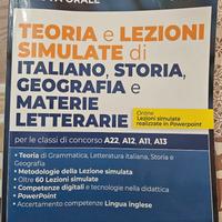 Libro con lezioni simulate classe di concorso A12