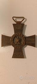 medaglia croce 5 corpo d'armata Albania