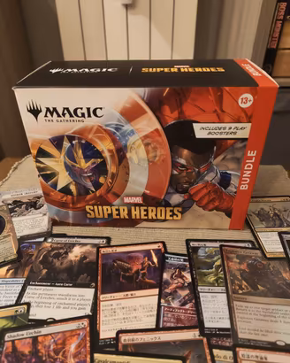 Lotto Bundle Marvel Magic e collezione carte mtg