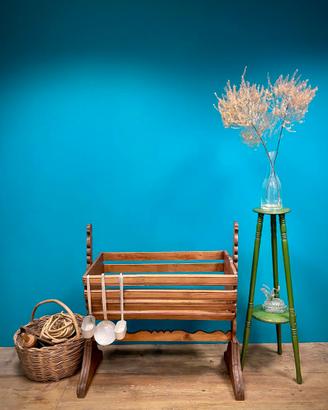 ANTICA CULLA A DONDOLO FIORIERA FINE 800 FRIULI