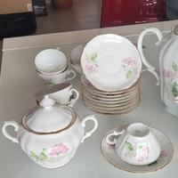 Servizio da tè Richard Ginori Fiori Rosa Porcellan