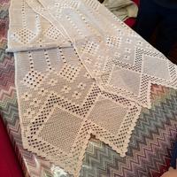 2 Tende all uncinetto fatte a mano