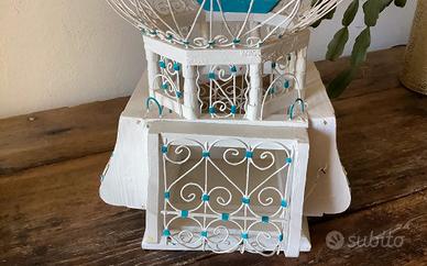 Gabbia per uccelli artigianato marocchino 