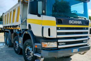 Scania CV 124 Cassone ribaltabile 3 lati con spond