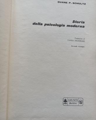 Storia della psicologia moderna 