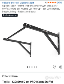 Sbarra per trazioni a muro