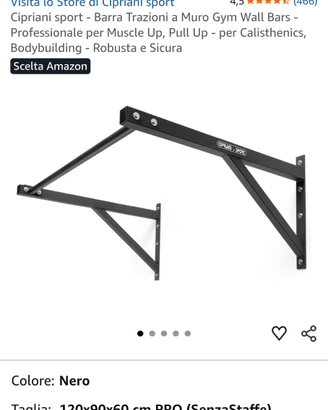 Sbarra per trazioni a muro