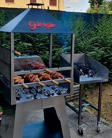 Girarrosto sistema cottura polivalente