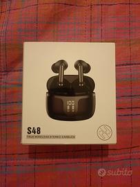 True wireless s48 stereo earbuds