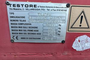 Rimorchio carrello trattore botte