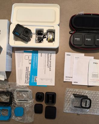 Gopro action camera lotto pro 13 hero black lente