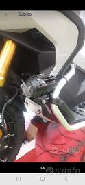 faretti led x honda + griglia + cablaggio x tft