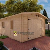 Garage in legno 4x6m 45mm, 24mq V2