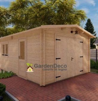 Garage in legno 4x6m 45mm, 24mq V2