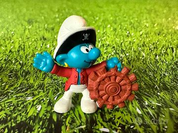 Puffo Pirata con Timone Schleich vintage 2004