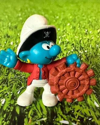 Puffo Pirata con Timone Schleich vintage 2004