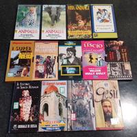 Lotto di 13 Videocassette VHS di vari generi