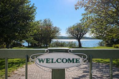 Appartamento Miralago:Vista Lago Varese e Giardino