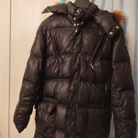 Piumino lungo moncler tipo aphroty colore nero con
