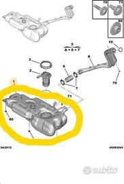 SERBATOIO BENZINA PEUGEOT CITROEN 1611986880