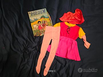 Abito Carnevale anni 80 Heidi 