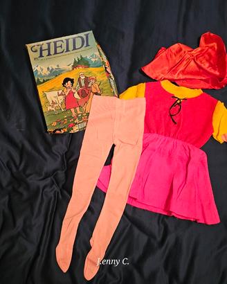 Abito Carnevale anni 80 Heidi 