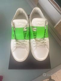 Valentino Rockstud Sneaker Open in Vitello 41