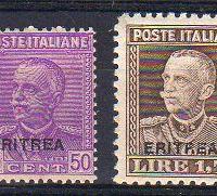 Francobolli Colonie Italiane "ERITREA"