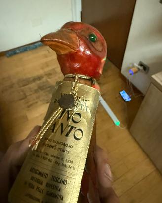 Bottiglia Vin Santo a forma di fagiano