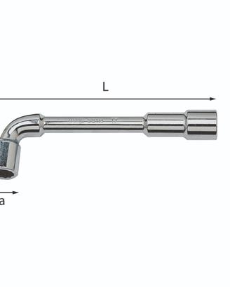 USAG 291 N- CHIAVE A TUBO PASSANTE DOPPIA BOCCA ES