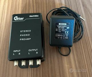 Prea-Phono preamplificatore Giradischi Star PA4100