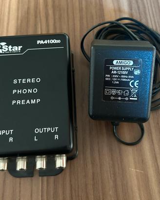 Prea-Phono preamplificatore Giradischi Star PA4100