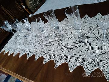 Calici Prosecco vetro Murano 7 tipi x 12 = 84 pezz