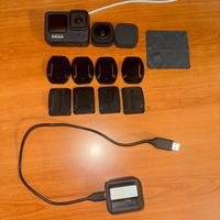 go pro hero 9+accessori e lenti
