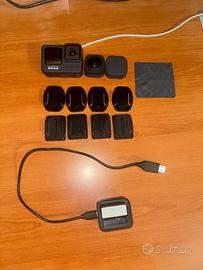 go pro hero 9+accessori e lenti