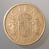 Moneta 100 pesetas Spagna 1996
