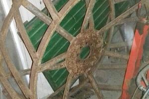 Ruote trattore in ferro