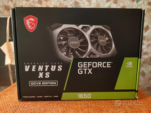 NVIDIA GeForce GTX1650 VentusXSOCV2 4GB
 in vendita a Casapulla