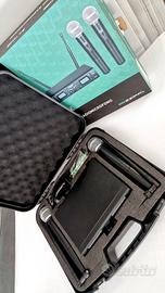 Doppio Radiomicrofono Wireless UHF – Pari al Nuovo