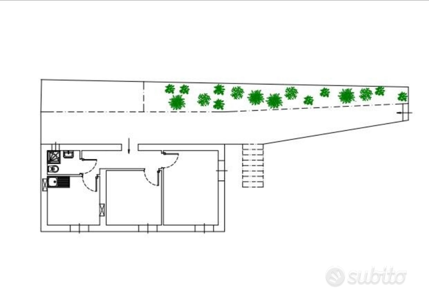 Appartamento semindipente nel verde