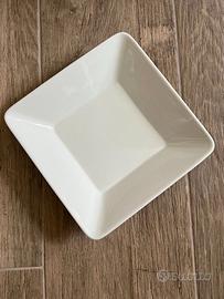 Piatto da Portata Quadrato bianco ceramica Tescoma