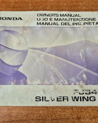 Manuale Uso e Manutenzione Honda Silver Wing 400