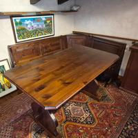 Tavolo e cassa panca vintage 