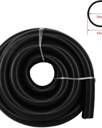Tubo flessibile spiralato aspirapolvere e raccordo