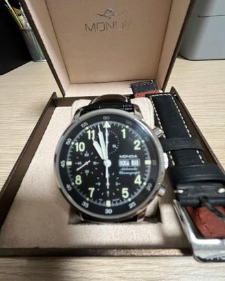 Orologio cronografo Mondia Pilot Valjoux 7750