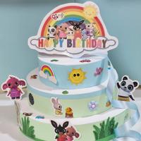 torta in polistirolo tema Bing