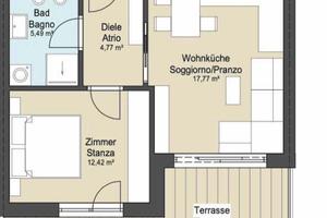 Residence Maurerhäusl: Bilocale con terrazza